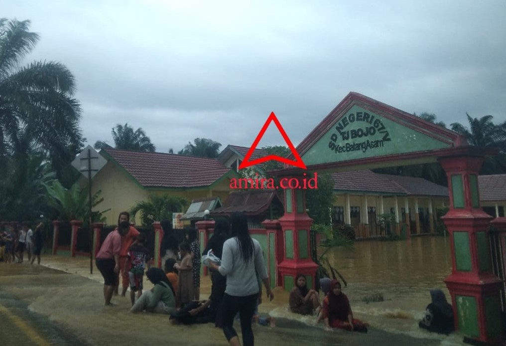 Gara-Gara Ekspansi Sawit, JLTS Merlung – Suban Direndam Banjir images